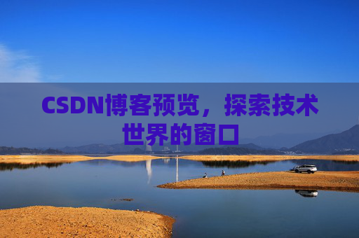 CSDN博客预览,探索技术世界的窗口